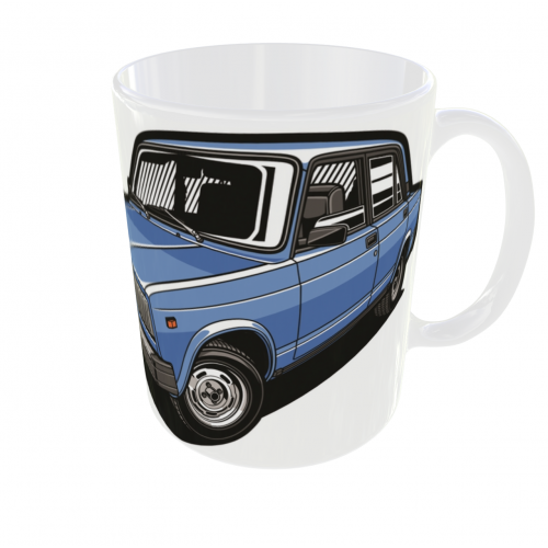 LADA 2107 - kék - bögre